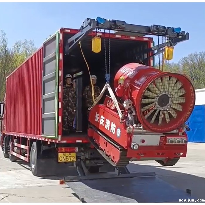 车载吊机的的消防类应用