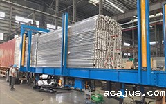 广东某铝材厂使用装货机现场